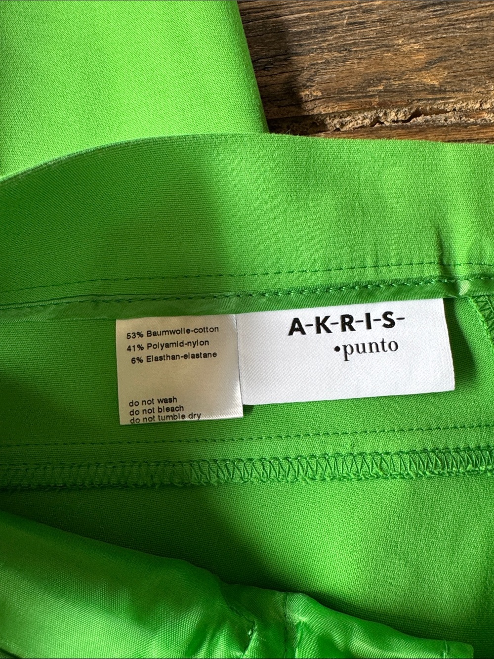 Akris‎ Punto Franca emerald green stretch tapered pant $520 - Picture 7 of 10